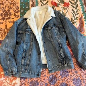 Aerie Offline Sherpa Jean Jacket